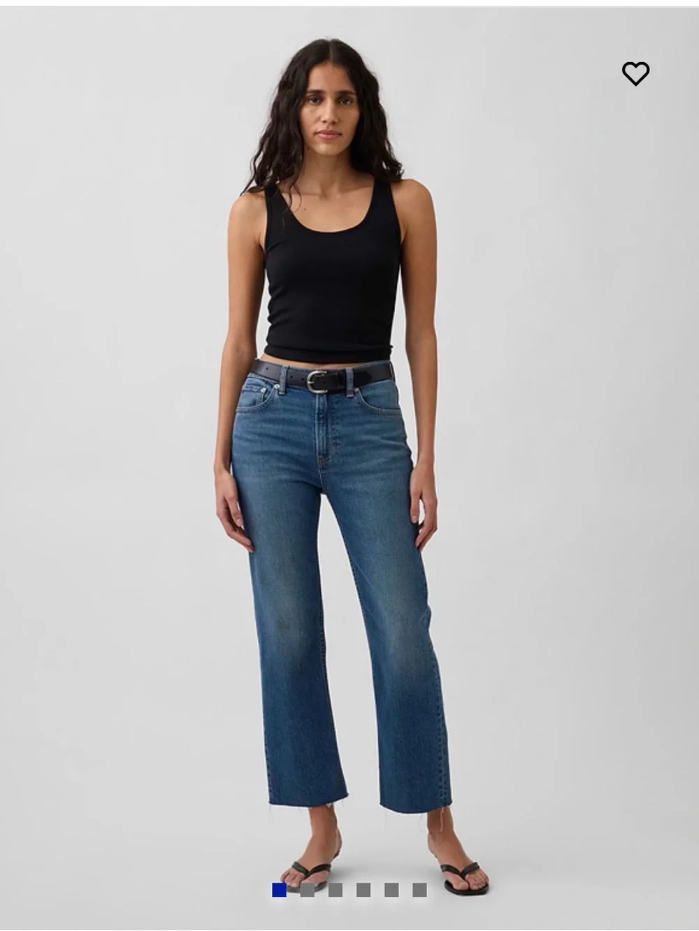 Gap 90’s Straight Leg Crop High Rise